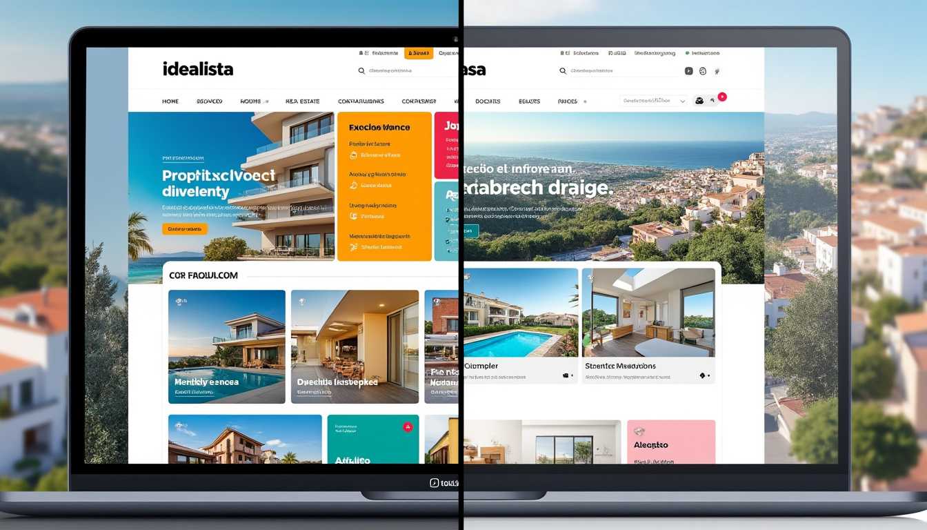 comparatif 2025 : découvrez quel site immobilier, idealista ou fotocasa, est le mieux adapté pour acheter, vendre ou louer un bien en espagne. analyse complète des avantages, inconvénients et fonctionnalités de chaque plateforme.
